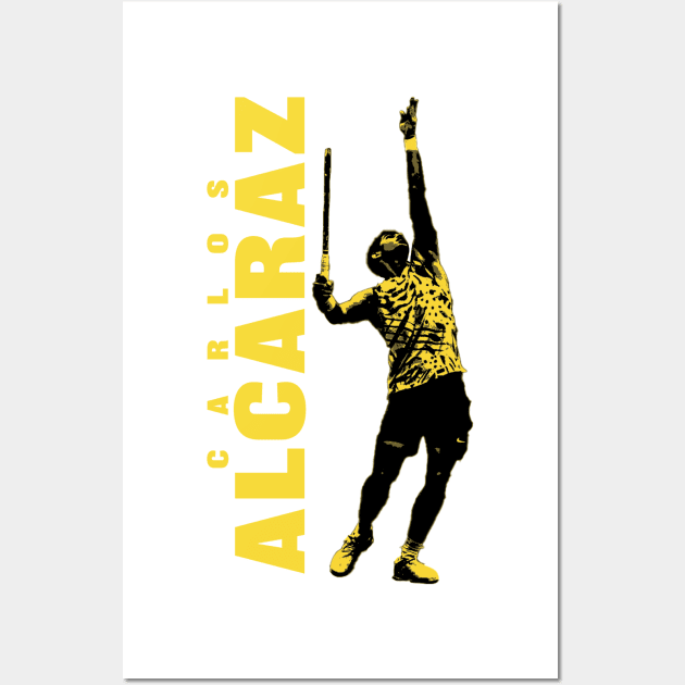 Carlos Alcaraz Wall Art by islandersgraphics